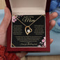 To My Loving Mom - Forever Love Necklace