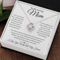 To My Loving Mom - Love Knot Necklace