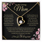 To My Loving Mom - Forever Love Necklace