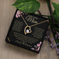 To My Loving Mom - Forever Love Necklace