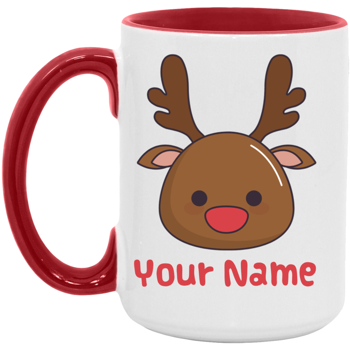 Personalized Baby Deer 15oz. Accent Mug