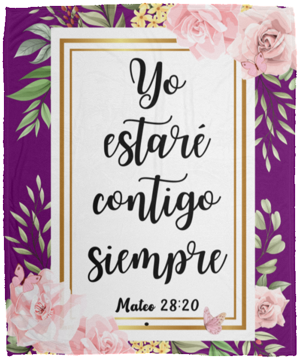 Yo Estare Contigo Siempre - 50X60 Cozy Plush Fleece Blanket
