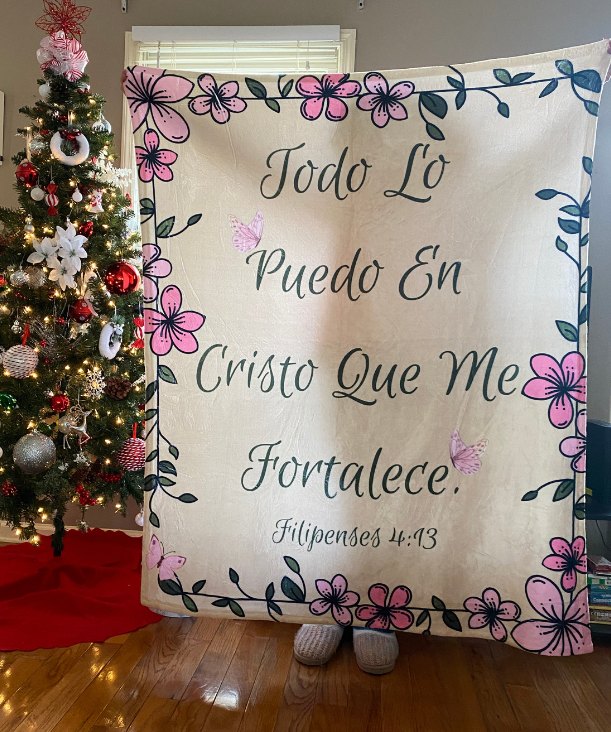 Todo Lo Puedo En Cristo - 50x60 Cozy Plush Fleece Blanket