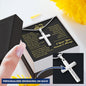 To My Man | Personalized Cross Necklace