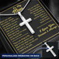 To My Man | Personalized Cross Necklace
