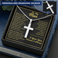 To My Man | Personalized Cross Necklace