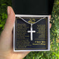 To My Man | Personalized Cross Necklace