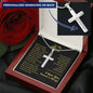 To My Man | Personalized Cross Necklace