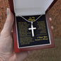 To My Man | Personalized Cross Necklace