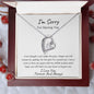 I'm Sorry - Forever Love Necklace
