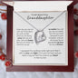 To My Beautiful Granddaughter - Forever Love Necklace