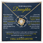 To My Beautiful Daughter - Love Knot Necklace