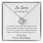 I'm Sorry - Love Knot Necklace