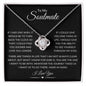 To My Soulmate - Love Knot Necklace