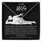 To My Wife - Love Knot Necklace