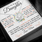 To My Beautiful Daughter | I Loved You First | Love Knot Necklace