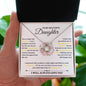 To My Beautiful Daughter - Love Knot Necklace