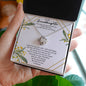 To My Granddaughter - Love Knot Necklace