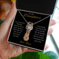 To My Daughter - Love Knot Necklace