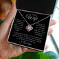 To My Wife - Love Knot Necklace