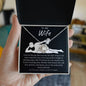 To My Wife - Love Knot Necklace