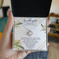 To My Granddaughter - Love Knot Necklace