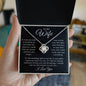 To My Wife - Love Knot Necklace