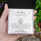 I'm Sorry - Love Knot Necklace