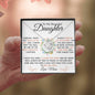 To My Beautiful Daughter | I Hold You First | Love Knot Necklace