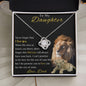 To My Daughter - Love Knot Necklace