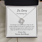 I'm Sorry - Love Knot Necklace