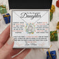 To My Beautiful Daughter | I Hold You First | Love Knot Necklace