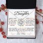 To My Beautiful Daughter | I Hold You First | Love Knot Necklace