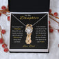 To My Daughter - Love Knot Necklace