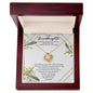 To My Granddaughter - Love Knot Necklace