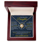 To My Beautiful Daughter - Love Knot Necklace