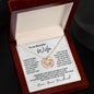 To My Beautiful Wife - Love Knot Necklace