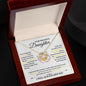 To My Beautiful Daughter - Love Knot Necklace