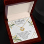 To My Granddaughter - Love Knot Necklace