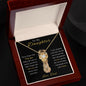 To My Daughter - Love Knot Necklace