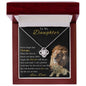 To My Daughter - Love Knot Necklace