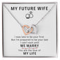 To My Future Wife - Interlocking Hearts Necklace