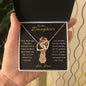 To My Daughter From Dad - Interlocking Necklace