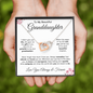 To My Granddaughter - Interlocking Hearts Necklace