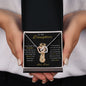 To My Daughter From Dad - Interlocking Necklace