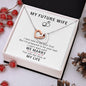 To My Future Wife - Interlocking Hearts Necklace