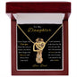 To My Daughter From Dad - Interlocking Necklace