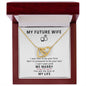 To My Future Wife - Interlocking Hearts Necklace