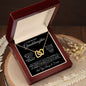 To My Grandaughter - Interlocking Hearts Necklace