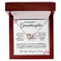 To My Granddaughter - Interlocking Hearts Necklace
